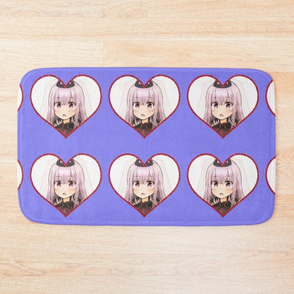 Item preview, Mori Calliope hololive Vtuber Heart Shape Cut With Rose Border designed and sold by creativille.