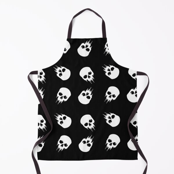 Item preview, halloween skull black white skeleton designed and sold by Gossip Rag.
