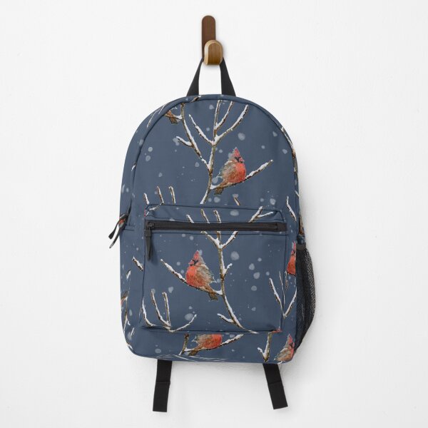 Item preview, Red Cardinal Perched on a Snow Covered Tree Branch  designed and sold by AnkasArtz.