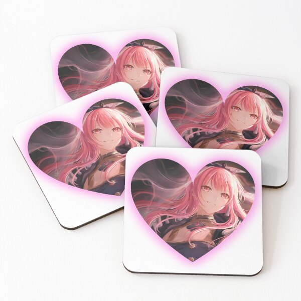 Item preview, Mori Calliope Cute Vtuber Beautiful Heart Shape Cut designed and sold by creativille.