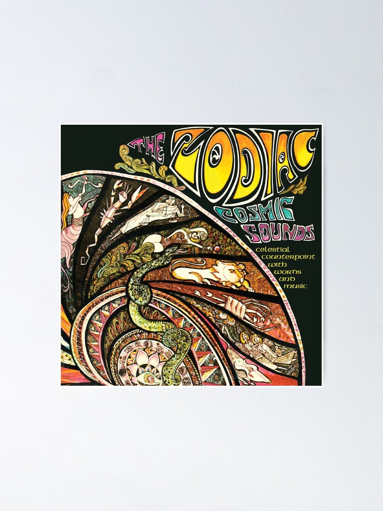 Mort Garson The Zodiac Cosmic Sounds Poster For Sale By Repsychmyfire Redbubble