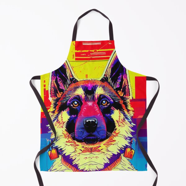 Item preview, Awesome German Shepherd as 80's Anime designed and sold by Studiowatermars.
