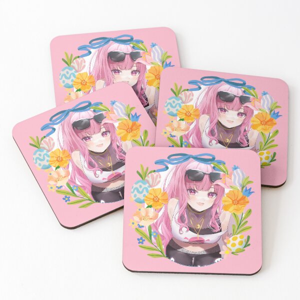 Item preview, Mori Calliope Cute Vtuber Clover Beautiful Floral Frame designed and sold by creativille.