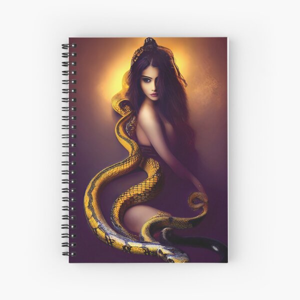 Medusa Transformation Spiral Notebook