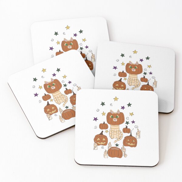 Item preview, pumpkin kitty designed and sold by highkeyart.