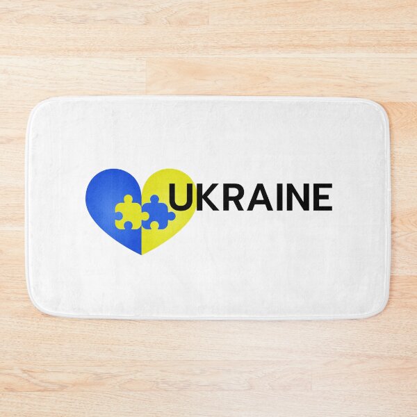 Item preview, Ukrainian Flag Heart Shape + Puzzles - Gift idea designed and sold by NH2019.