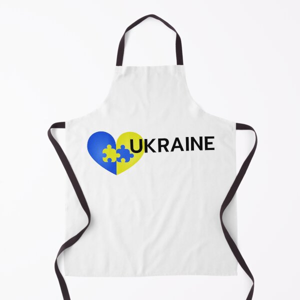 Item preview, Ukrainian Flag Heart Shape + Puzzles - Gift idea designed and sold by NH2019.