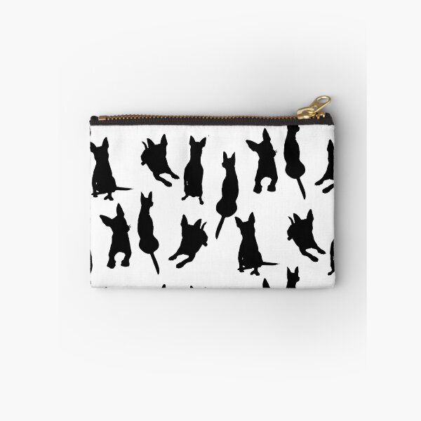 Item preview, Funny Cute Puppy Black and White Seamless Pattern designed and sold by Anakathrin.