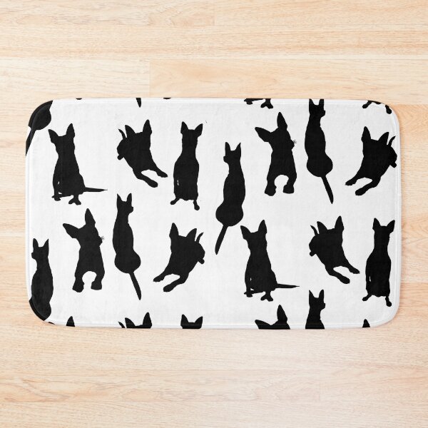 Item preview, Funny Cute Puppy Black and White Seamless Pattern designed and sold by Anakathrin.