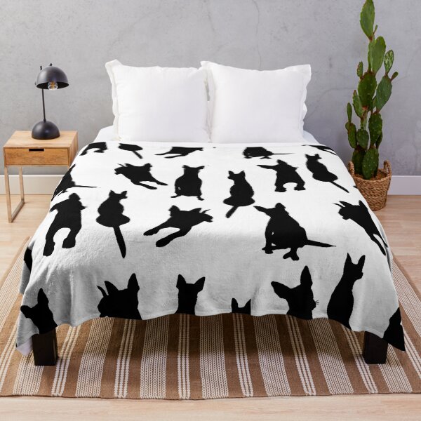 Item preview, Funny Cute Puppy Black and White Seamless Pattern designed and sold by Anakathrin.
