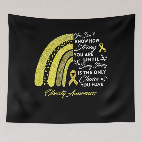 Item preview, You Don't Know How Strong You Are Rainbow Obesity Awareness designed and sold by Gillosina.