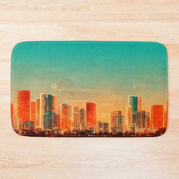 Artikelvorschau, Skyline von Miami entworfen und verkauft von samvschantz.