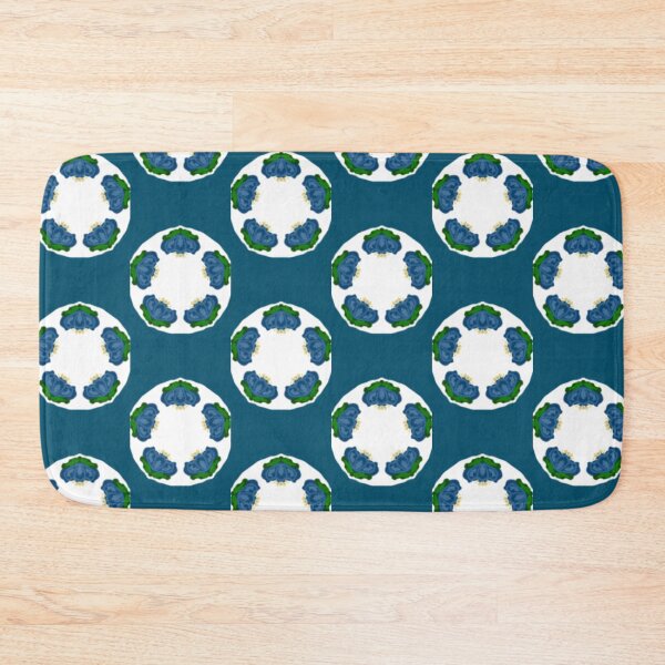 Item preview, Floral dish (Blue) designed and sold by ScarletPanda.