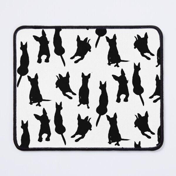 Item preview, Funny Cute Puppy Black and White Seamless Pattern designed and sold by Anakathrin.
