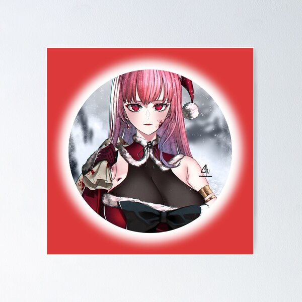 Item preview, Mori Calliope Cute Vtuber Circle Christmas Design designed and sold by creativille.