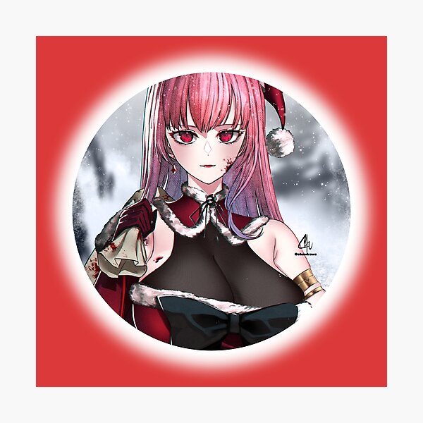 Item preview, Mori Calliope Cute Vtuber Circle Christmas Design designed and sold by creativille.