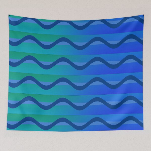 Item preview, Seamless blue abstract pattern designed and sold by Itzjustlife.