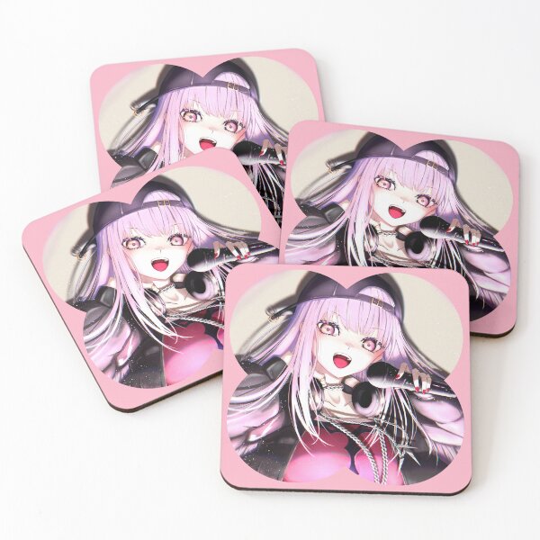 Item preview, Mori Calliope Cute Vtuber Singing Clover Beautiful Clover Shape Cut designed and sold by creativille.