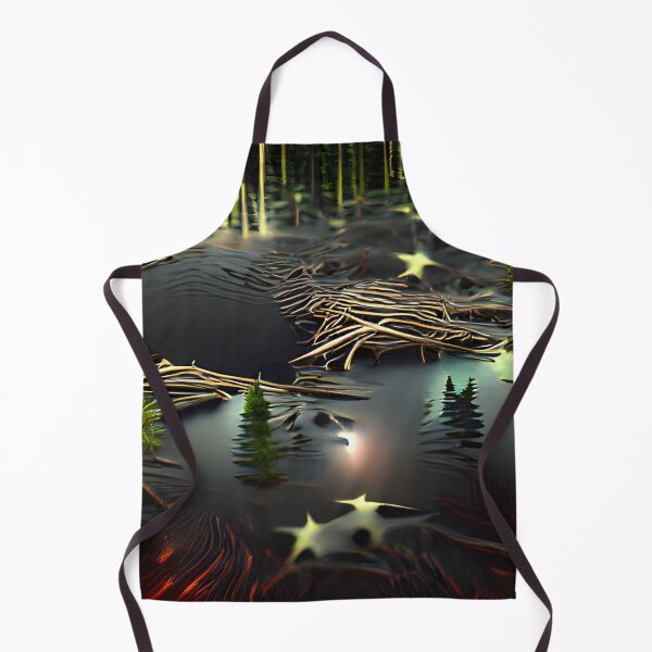 Item preview, Starry Forest Night designed and sold by AbstractlyArt.