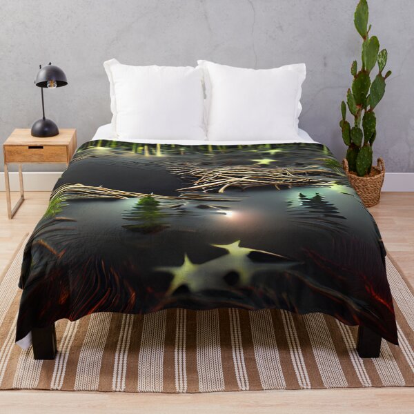 Item preview, Starry Forest Night designed and sold by AbstractlyArt.