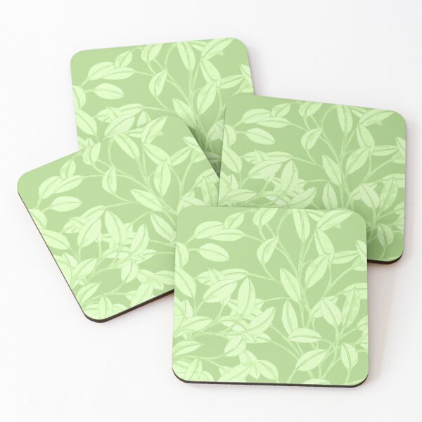 Item preview, Pale Green Foliage Pattern designed and sold by Moti Black.