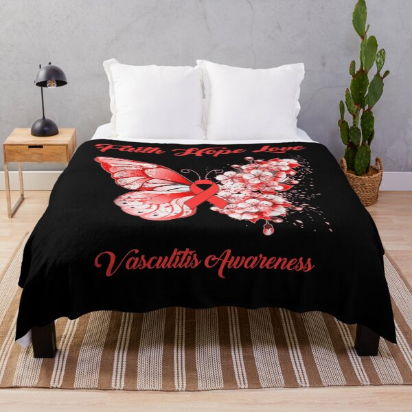 Item preview, Faith Hope Love Vasculitis Awareness Butterfly Ribbon Gifts designed and sold by Adropine.