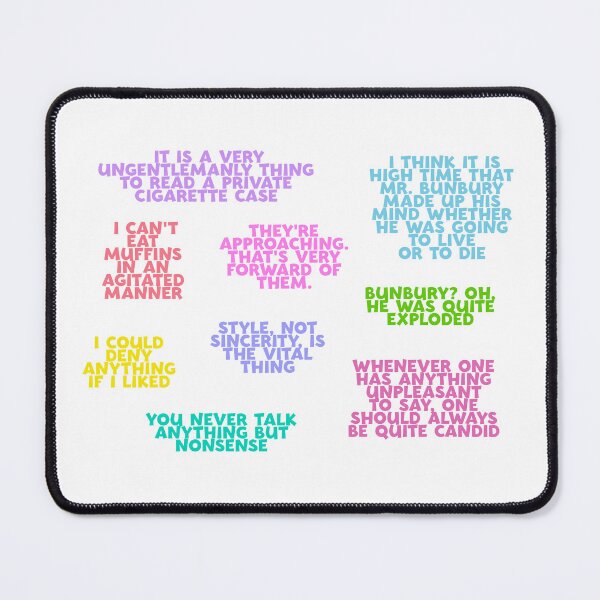 Item preview, The Importance of Being Earnest Quote Pack  designed and sold by rissidesigns.