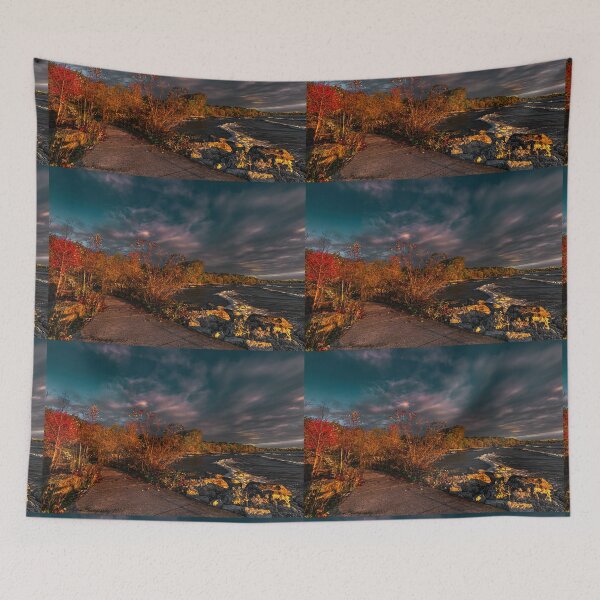 Item preview, Vibrant Fall Seascape designed and sold by Annariaart.