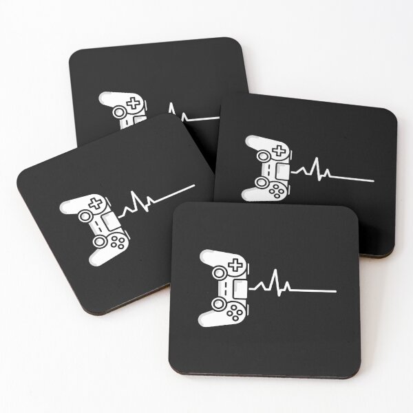 Item preview, Cool graphic game console controller EKG heartbeat line gifts for gamers, gamer girls, gamer boys designed and sold by haRexia.