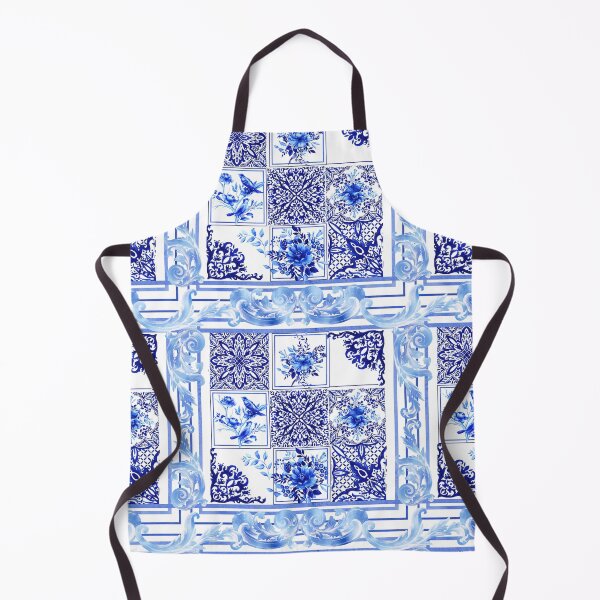 Item preview, Chinoiserie,blue flowers,birds,blue china,blue willow designed and sold by MariaMarinova.