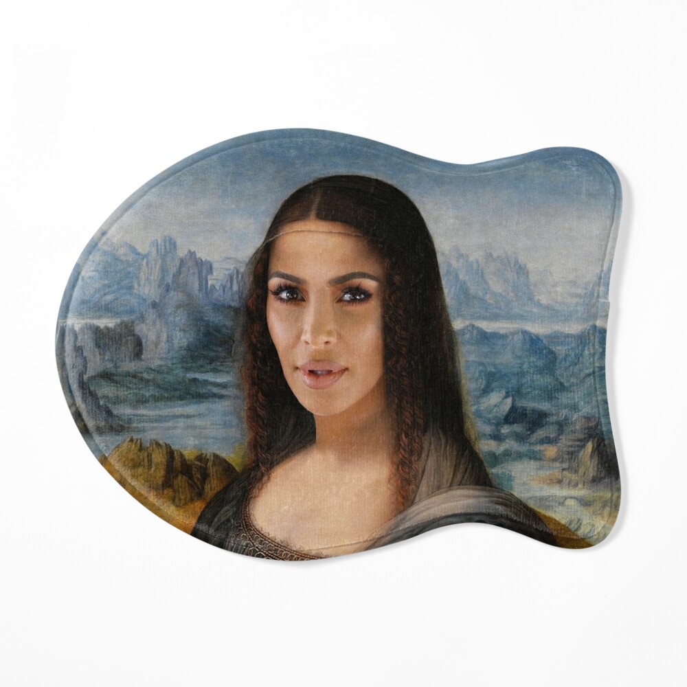 Kim Kardashian Mona Lisa Canvas Print by Lhadii