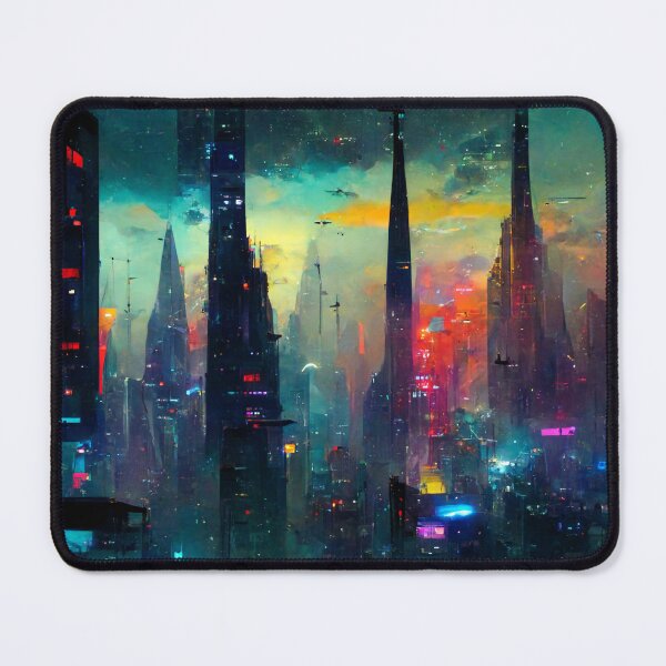 Item preview, Cyberpunk Futuristic City designed and sold by Midalle.