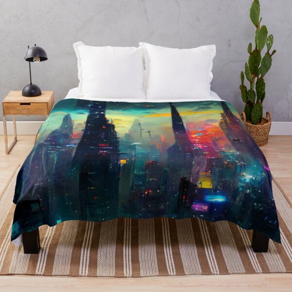 Item preview, Cyberpunk Futuristic City designed and sold by Midalle.
