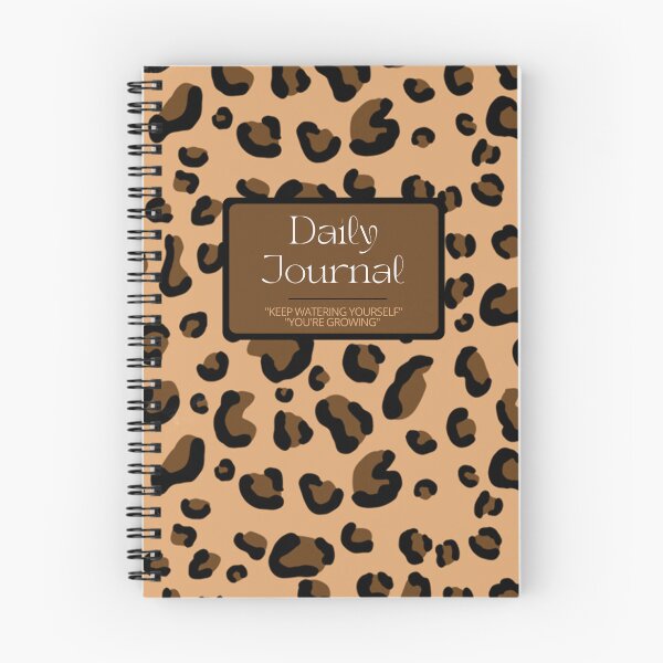 Item preview, brown leopard Notebook designed and sold by khloudelbaroudi.