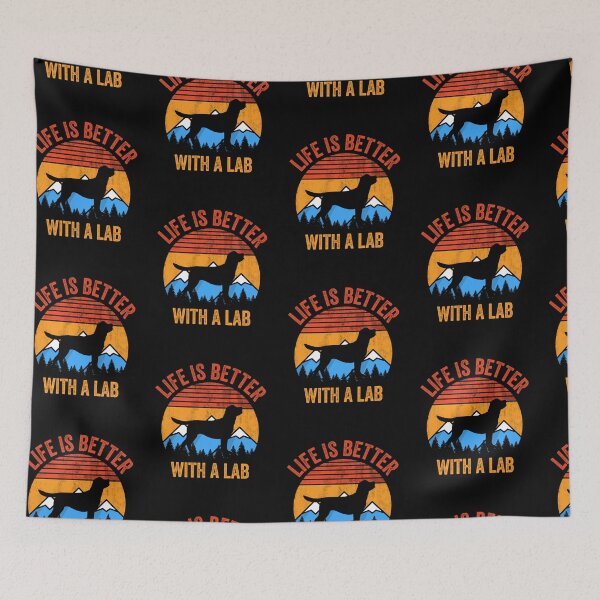Item preview, Life Is Better With A Labrador Vintage Distressed Dog Gift  designed and sold by Guarddogdrive.