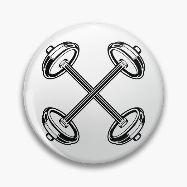 Item preview, Barbell Cross GYM Logo designed and sold by Pikasso 1.