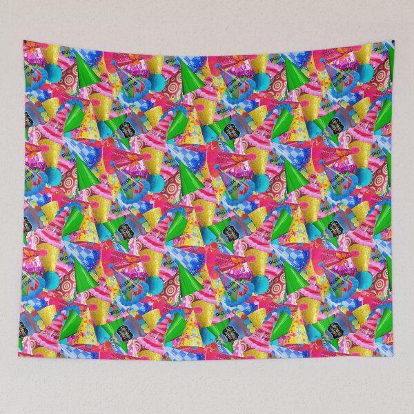 Item preview, Happy Birthday Party Hats and Smile Party Hat - colorful, happy, fun design! designed and sold by jamie Omahen.