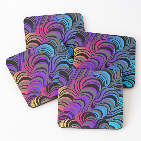 Item preview, Multicolor geometric abstract pattern designed and sold by Itzjustlife.