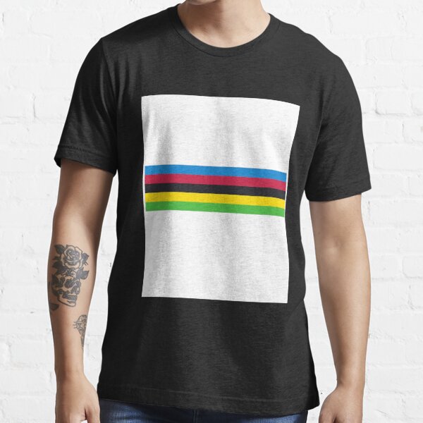 Cycling Stripes - World Champion Jersey colors Active T-Shirt for Sale by  Seanmeyer