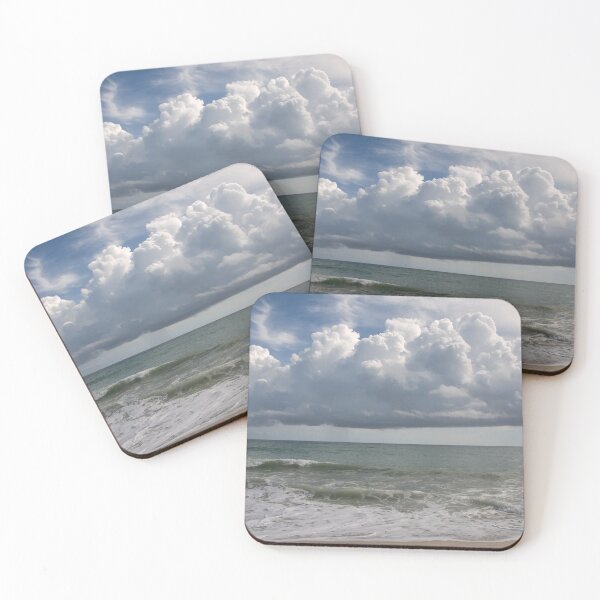 Item preview, Storm clouds above the Atlantic ocean on Tropical beach designed and sold by Zina Stromberg.