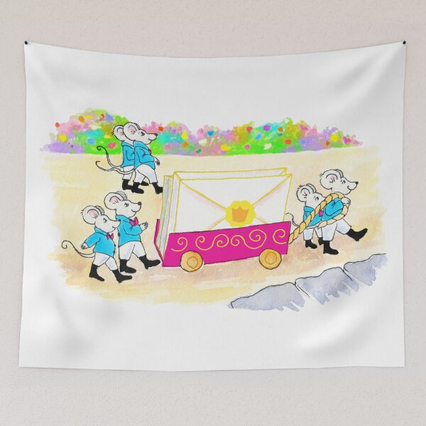 Item preview, "King Leo's Palace Mice, Delivering Invitations"       designed and sold by gigiamal.