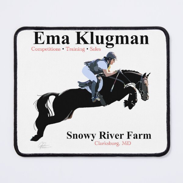 Item preview, Ema Klugman Eventing Equestrian Snowy River Farm Clarksburg Maryland designed and sold by EventingDesign.