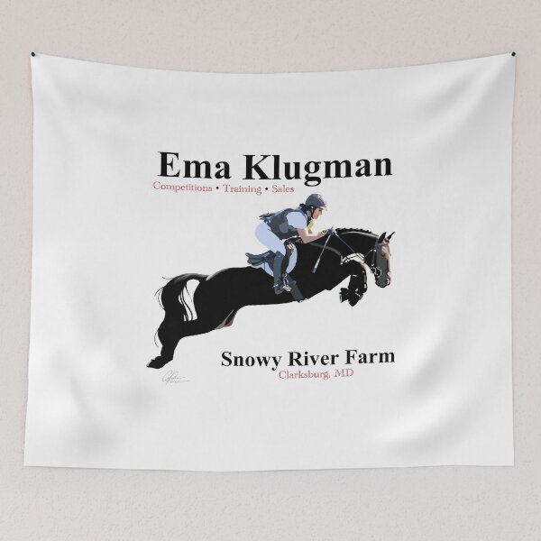 Item preview, Ema Klugman Eventing Equestrian Snowy River Farm Clarksburg Maryland designed and sold by EventingDesign.
