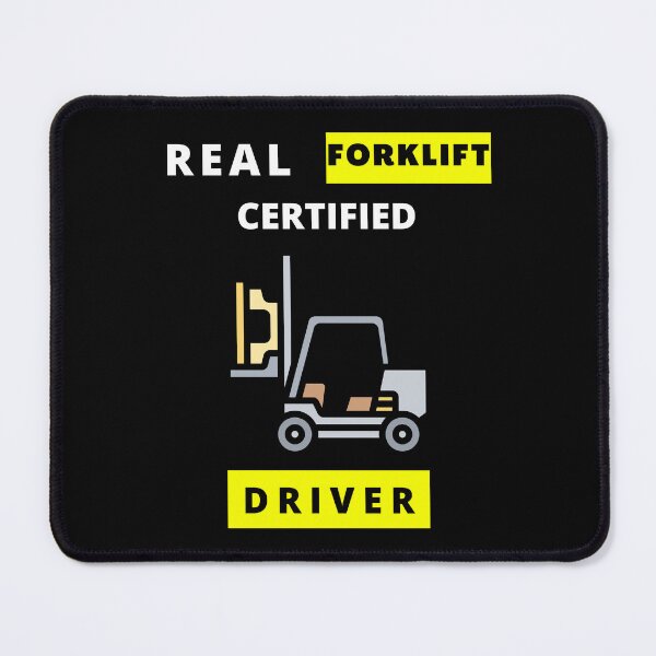 Item preview, real forklift certified driver, best gift for forklift drivers designed and sold by Trucker10.