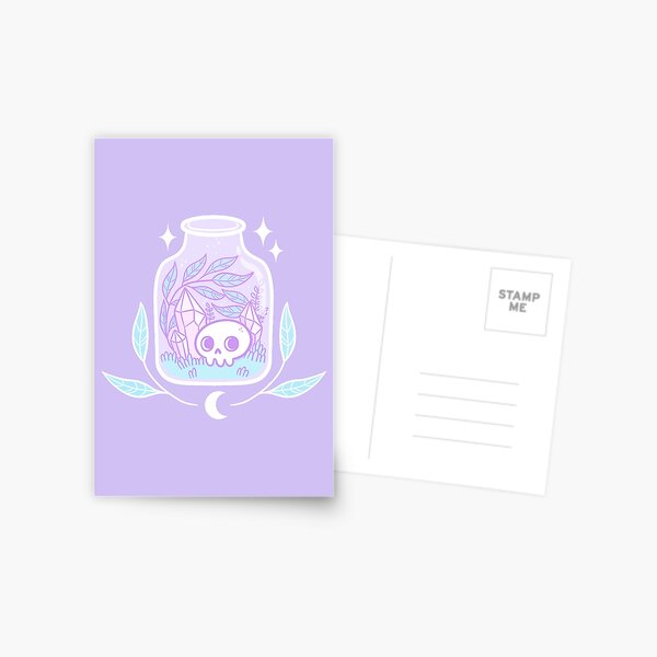 Pastel Terrarium | Nikury Postcard