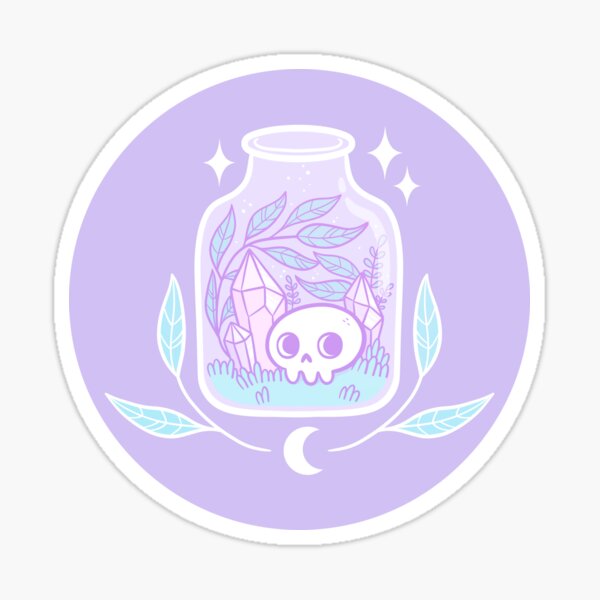 Pastel Terrarium Sticker