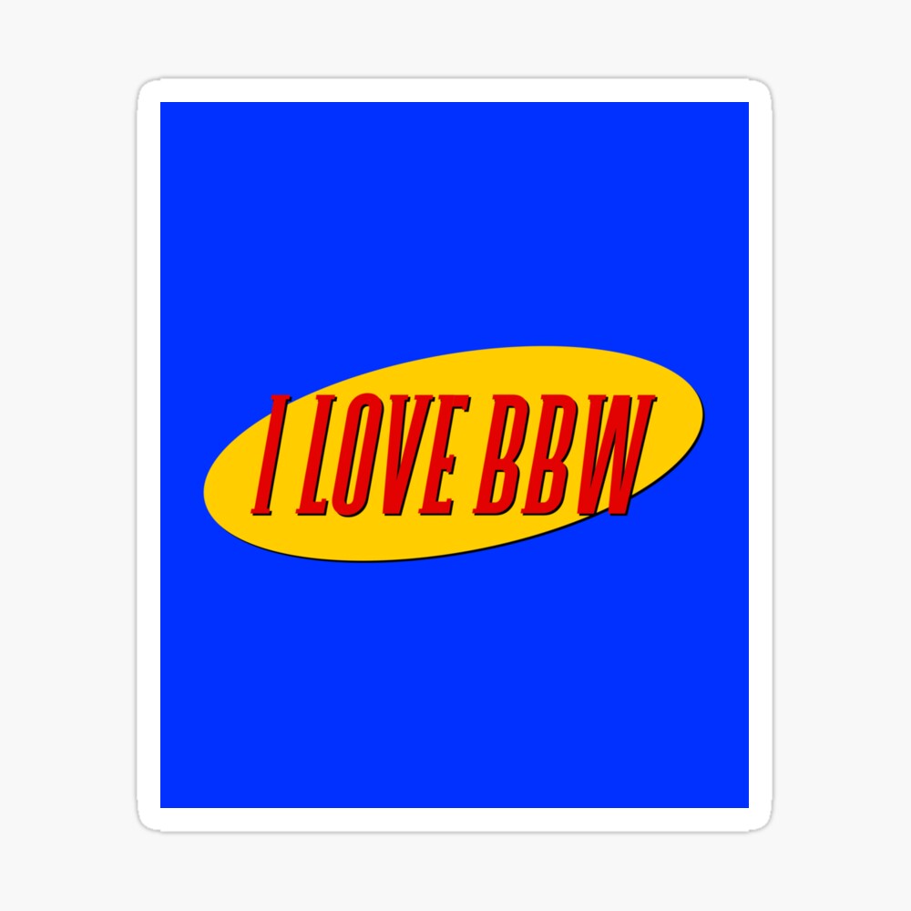 I Love BBW | Art Board Print