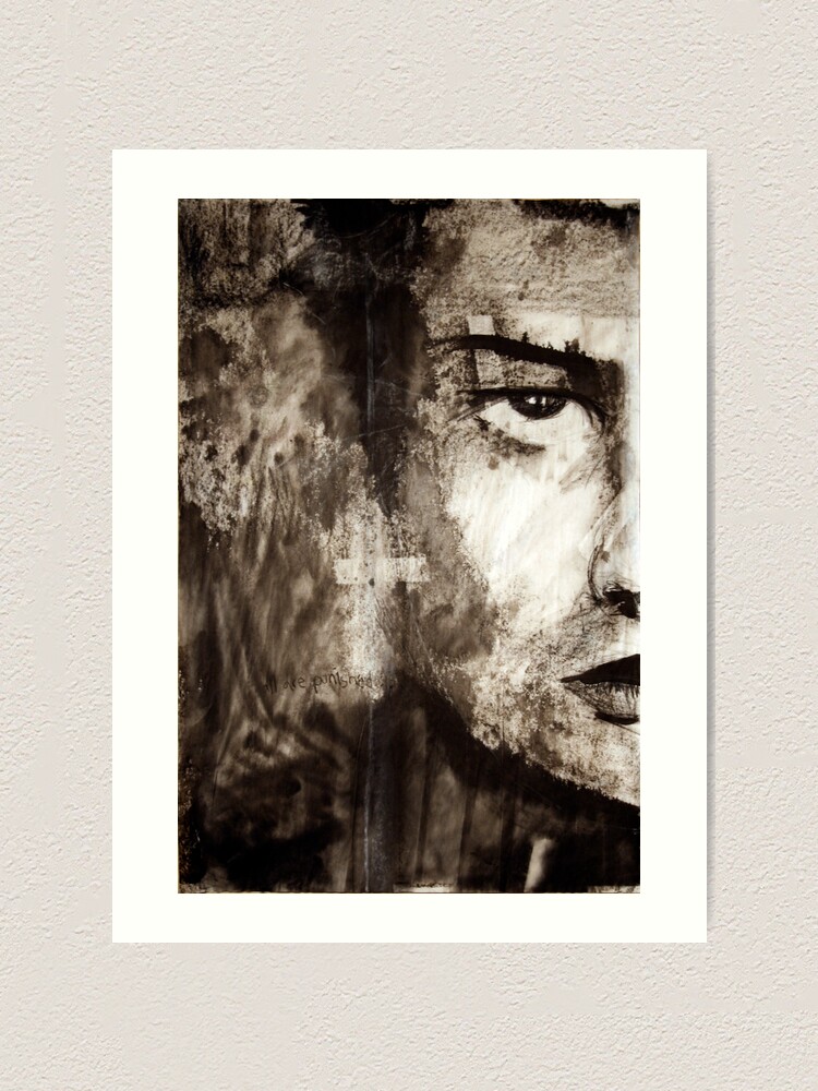 Alternate view of portrait of Simon John Ritchie Art Print
