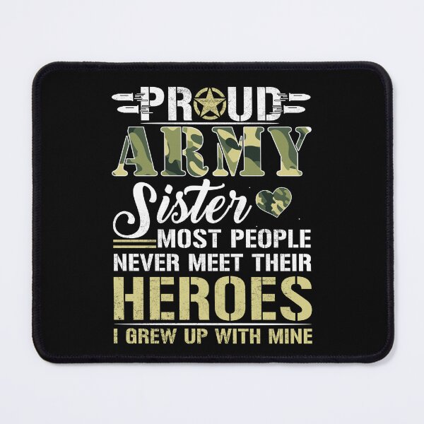 Item preview, ARMY Veteran Proud US Army Sister Shirt Military Pride designed and sold by Simeon Dorelus.