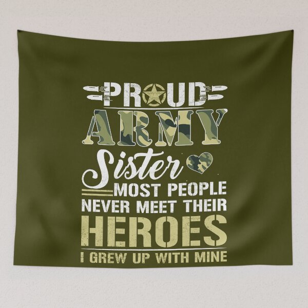 Item preview, ARMY  Veteran Proud US Army Sister Shirt Military Pride  designed and sold by Simeon	 Dorelus.